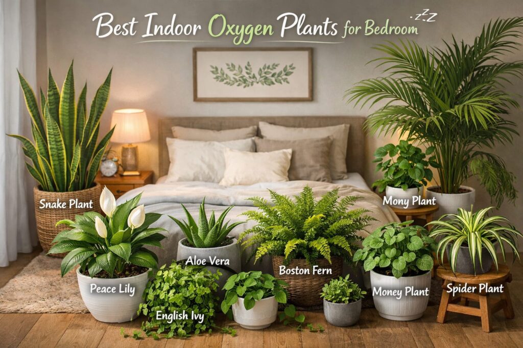 Indoor plants that produce oxygen indoor
